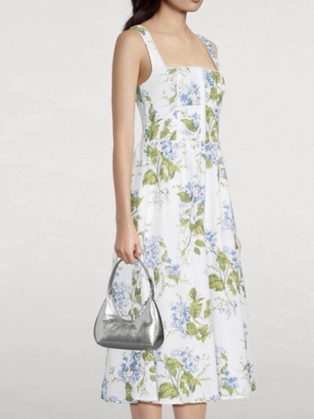 Reformation Tagliatelle Hydrangea print dress - Picture 2 of 13